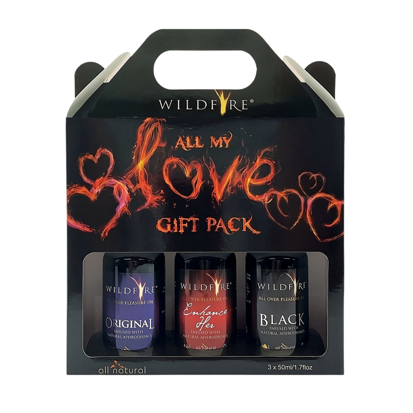 WILDFIRE ALL MY LOVE 3 X 50ML GIFT PACK