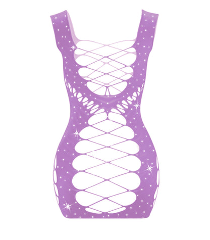 LILAC RHINESTONE DRESS [Cl:LILAC]