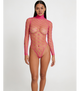 WIDE NET RHINESTONE TEDDY LIN014 [Cl:HOT PINK]