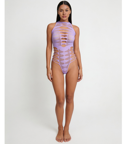 STRAPPY RHINESTONE TEDDY LIN015 [Cl:LILAC]