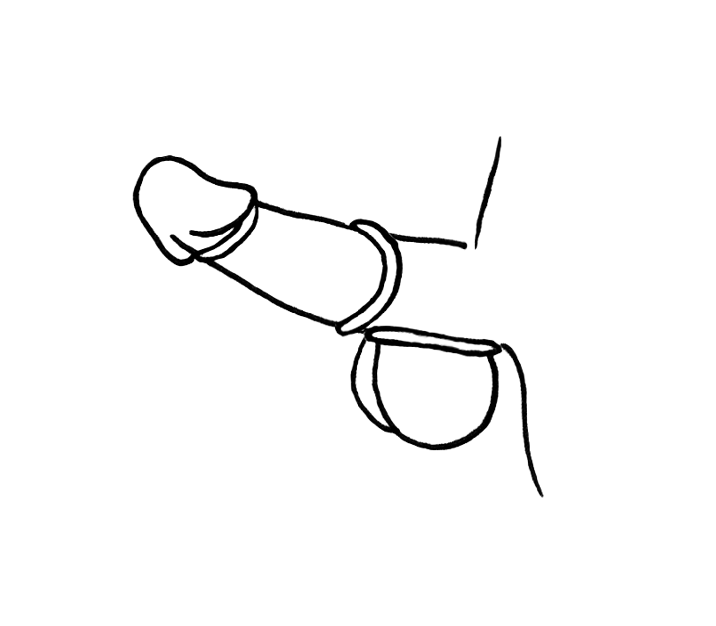 LL027 COCK RINGS SILICONE THICK 3PK [Cl:BLACK]