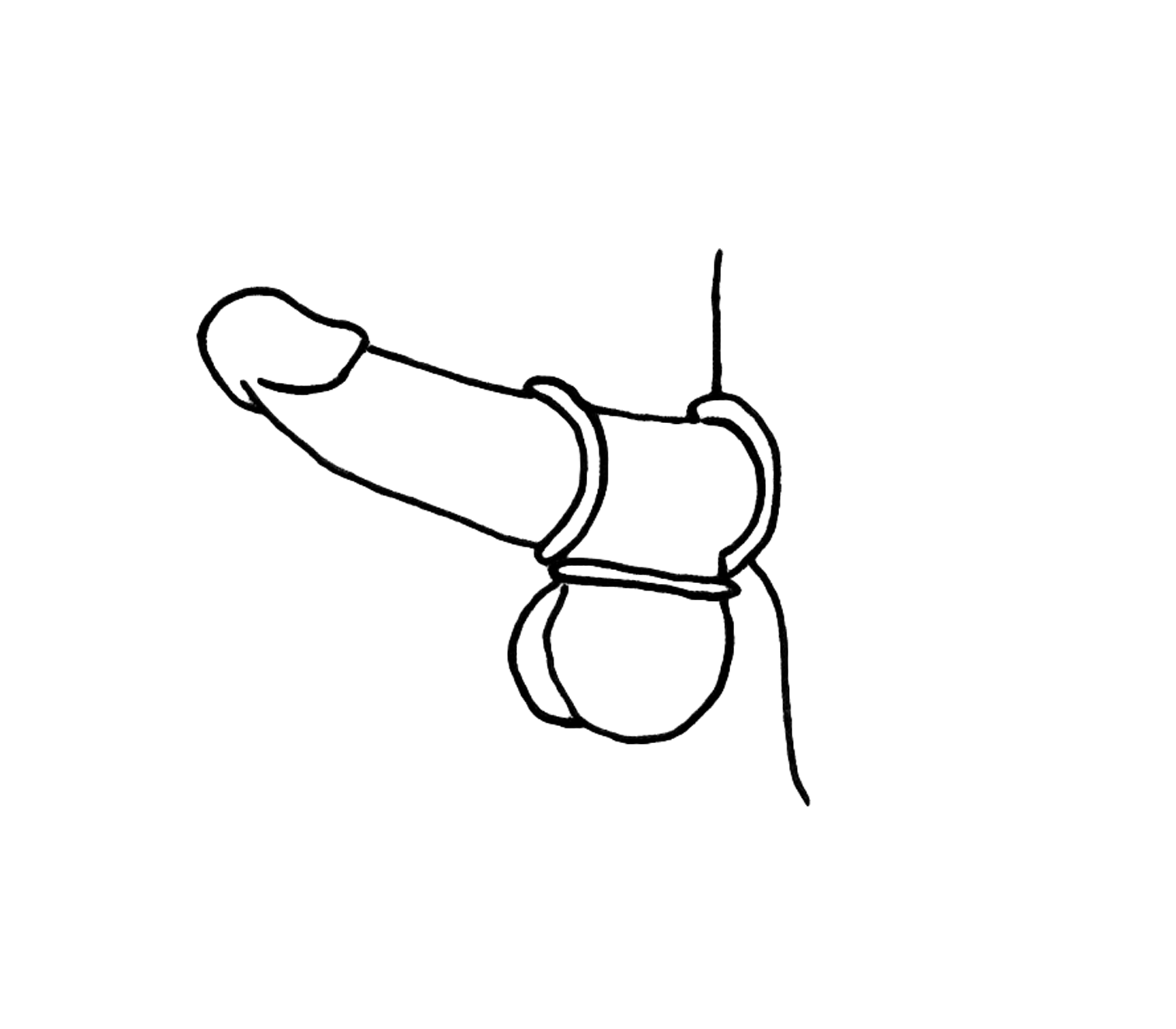 LL027 COCK RINGS SILICONE THICK 3PK [Cl:BLACK]