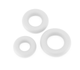 LIQUID SILICONE COCK RING 3 PACK [Cl:WHITE]