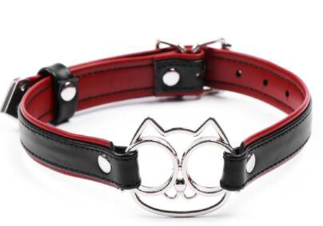 LEATHER CAT COLLAR
