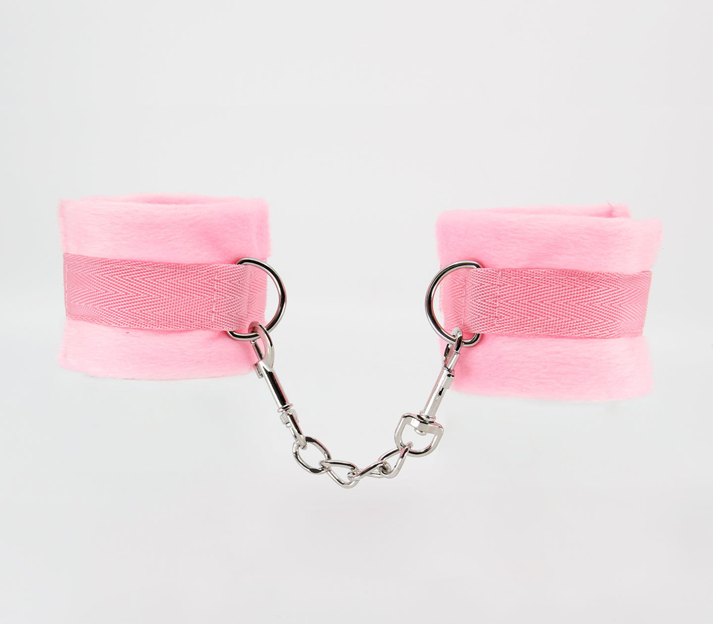 BABY BERLIN PLUSH WEBBING CUFFS [CL:PINK]