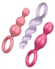 SATISFYER BOOTY CALL PLUGS COLOURED 3