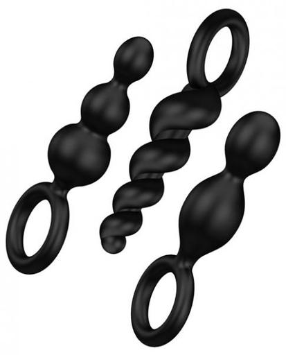 SATISFYER BOOTY CALL PLUGS BLACK