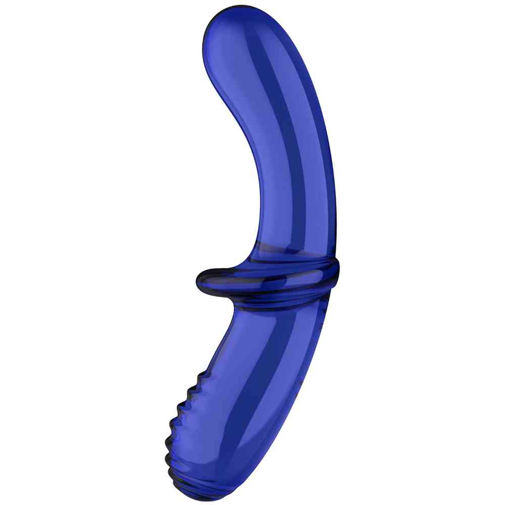 SATISFYER DOUBLE CRYSTAL GLASS DILDO