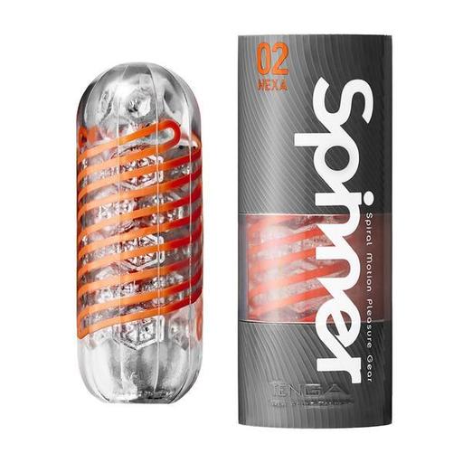 TENGA SPINNER STROKER [CL:GREY SZ:02 HEXA]
