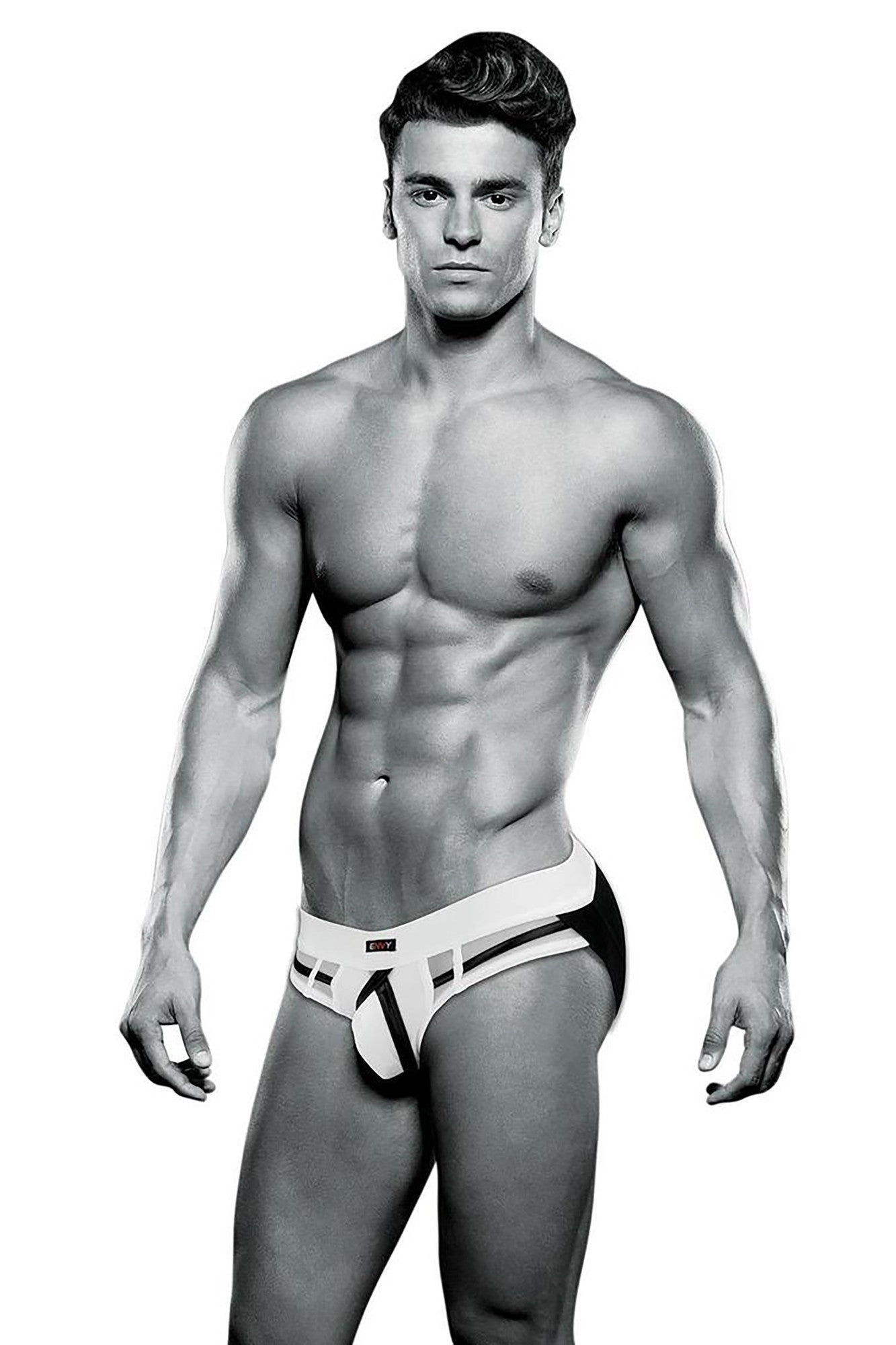 ENVY BLE102 BULGE JOCK WHITE S/M