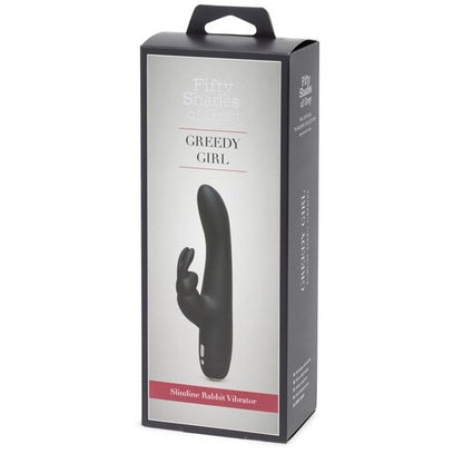 FIFTY SHADES GREEDY GIRL SLIM RABBIT VIBRATOR