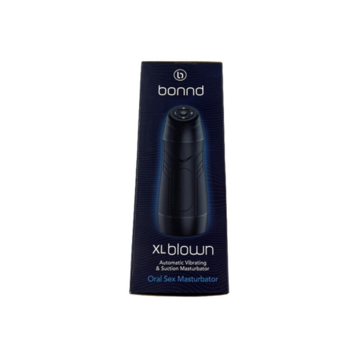 BONND BLOWN VIBRATING & SUCTION MASTURBATOR XL