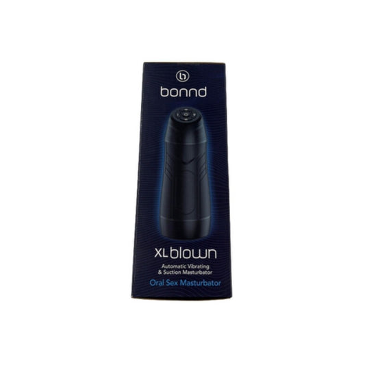 BONND BLOWN VIBRATING & SUCTION MASTURBATOR XL