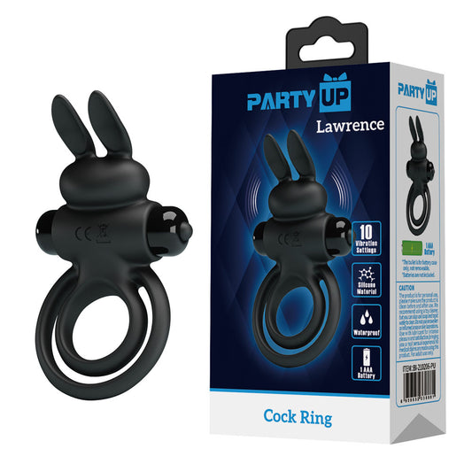 PARTY UP LAWRENCE VIBRATING COCK RING