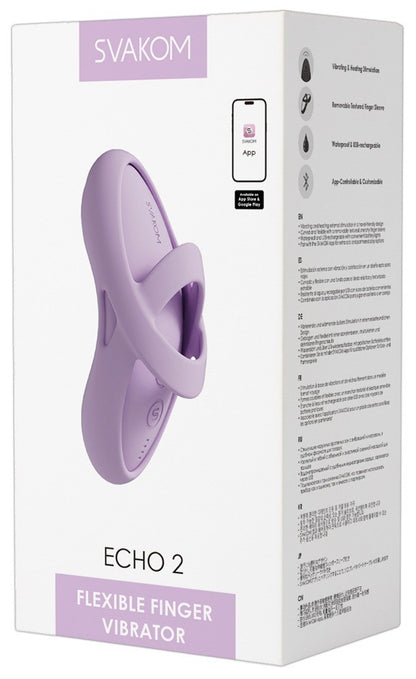 SVAKOM ECHO 2 FINGER VIBRATOR [CL:LILAC]