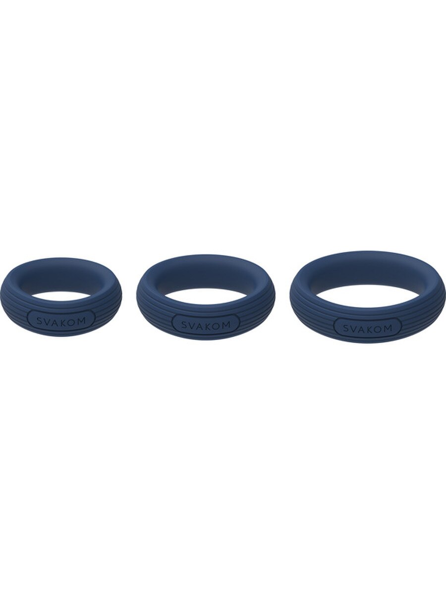 TRIOOO 3 PACK COCK RINGS BY SVAKOM