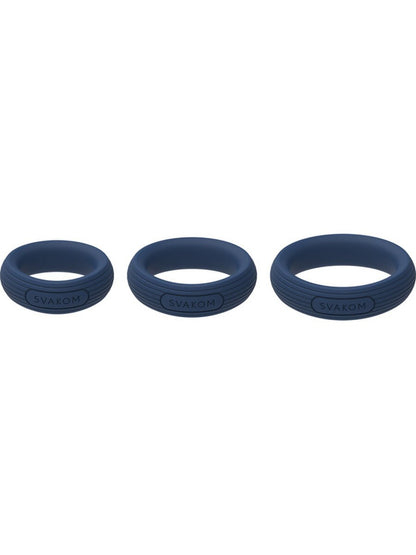 TRIOOO 3 PACK COCK RINGS BY SVAKOM