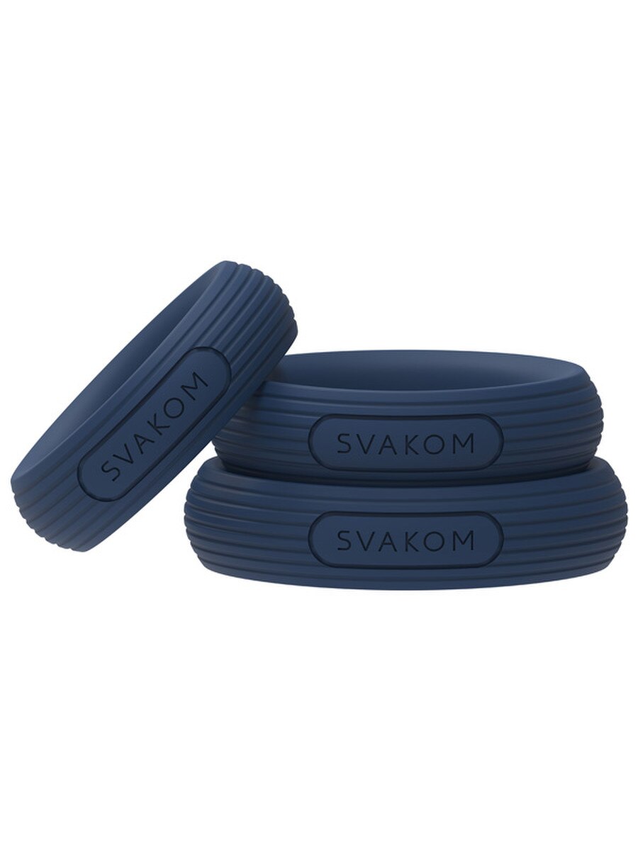 TRIOOO 3 PACK COCK RINGS BY SVAKOM