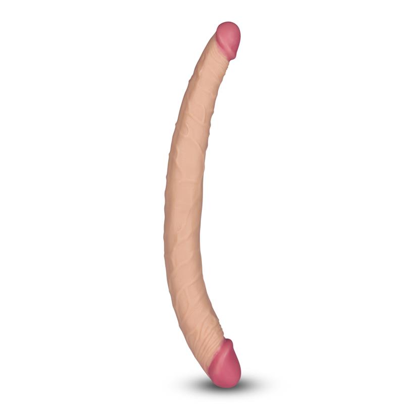 LADY KILLER TAPERED DOUBLE DILDO FLESH 14 INCH