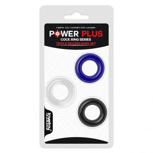 LOVETOY POWER PLUS COCK RING SET