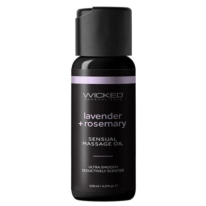 WICKED SENSUAL SENSUAL MASSAGE OIL [FLAV:LAVENDER + ROSEMARY SZ:120ML]