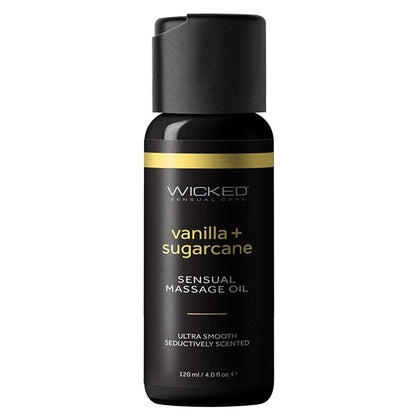 WICKED SENSUAL SENSUAL MASSAGE OIL [FLAV:VANILLA + SUGARCANE SZ:120ML]