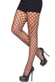 MEENA SCALE NET TIGHTS - O/S - BLACK 