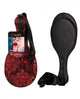SCANDAL ROUND DOUBLE PADDLE BLACK/RED