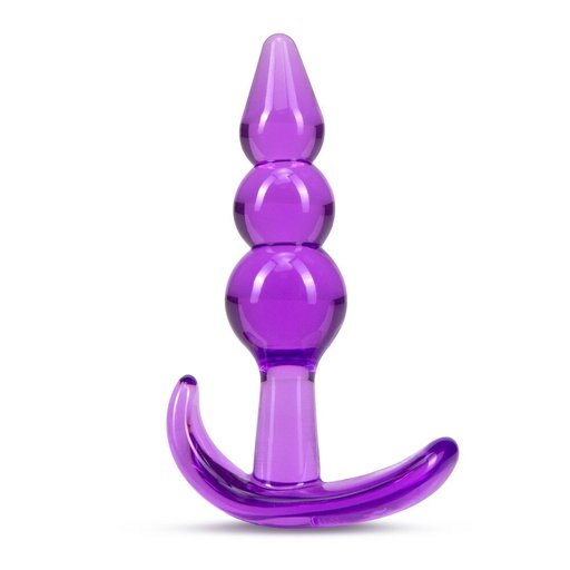 B YOURS TRIPLE BEAD ANAL PLUG [CL:PURPLE]