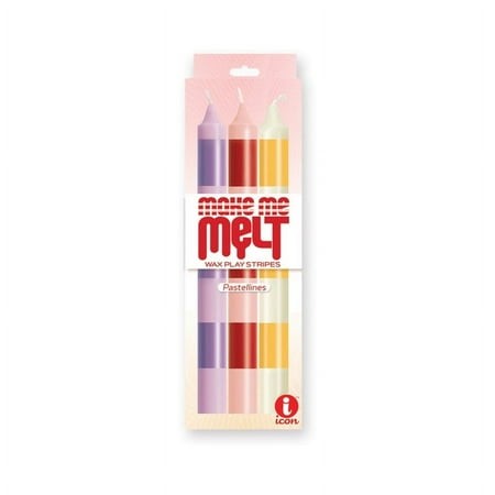 MAKE ME MELT DRIP CANDLES 3PK PASTELS