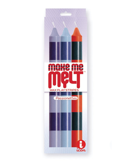 MAKE ME MELT DRIP CANDLES 3PK 