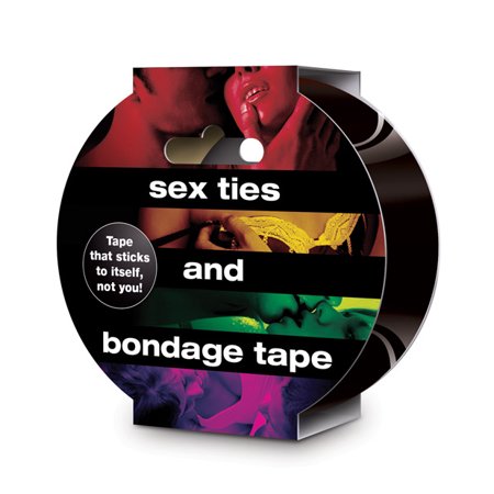 BONDAGE TAPE AND SEX TIES BLACK