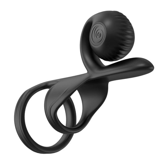 SVIBE SNAIL JOVI COUPLES RING BLACK