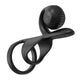 SVIBE SNAIL JOVI COUPLES RING BLACK