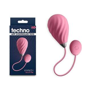 Techno KANDI Bullet Vibrator PINK