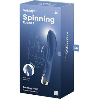 Satisfyer Spinning Rabbit 1 Blue Vibrator