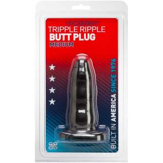 Doc Johnson Triple Ripple Butt Plug Medium