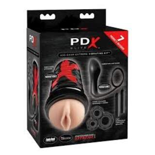 PDX Elite Ass-Gasm Extreme Vibrating Kit