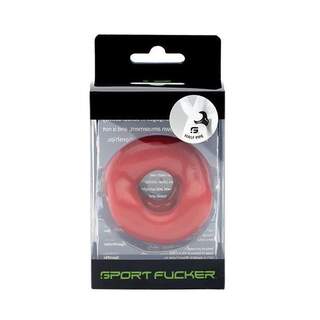 Sport Fucker Half Pipe Cock Ring - Red