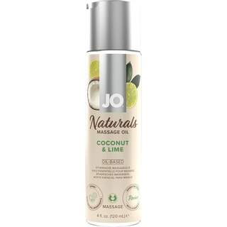 JO Naturals Coconut & Lime Massage Oil 120ml