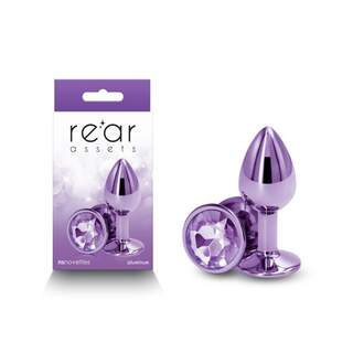 Rear Assets Anal Plug - Purple - SMALL