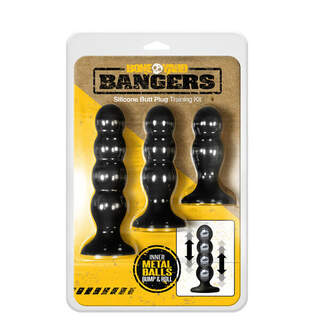 Boneyard Bangers 3pc Weighted Silicone Butt Plugs