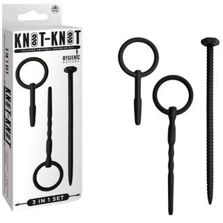 Knot Knot Silicone Urethral Sounding Kit - Screw