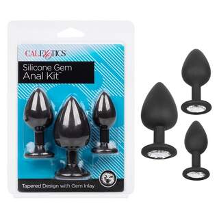 CalExotics Silicone Gem 3pc Anal Kit