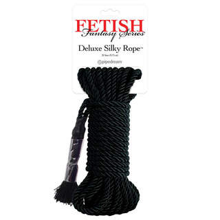 FFS Deluxe 9m Silky Rope Black OR Red